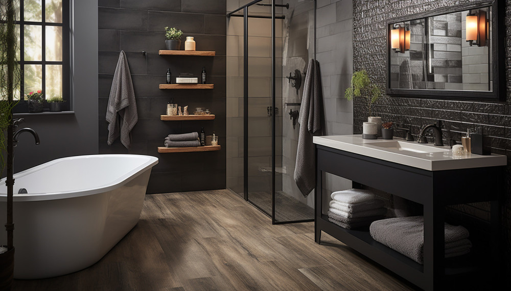 Other - How do you install vinyl flooring in a small bathroom ?